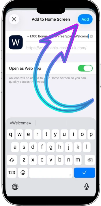 Winomania confirm add