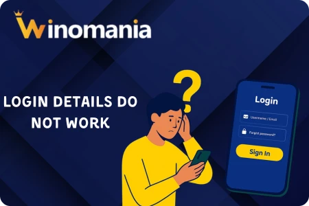 Winomania login details do not work
