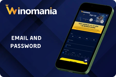 Winomania email and password sign in